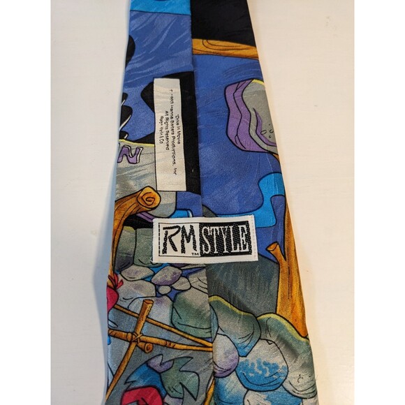 VTG Flintstones Necktie RM Style 1993 EUC Drive In Movie Ralph Marlin - Picture 4 of 5